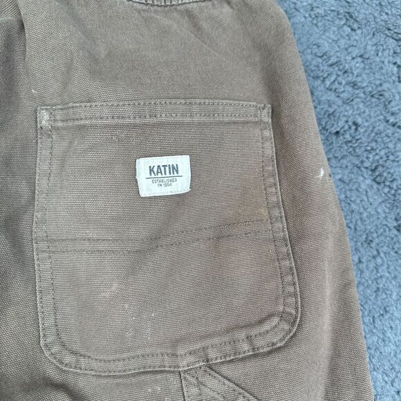 Katin Pants Mens Medium Elastic Waist Carpenter Workwear Grunge Straight Skate - Picture 15 of 15